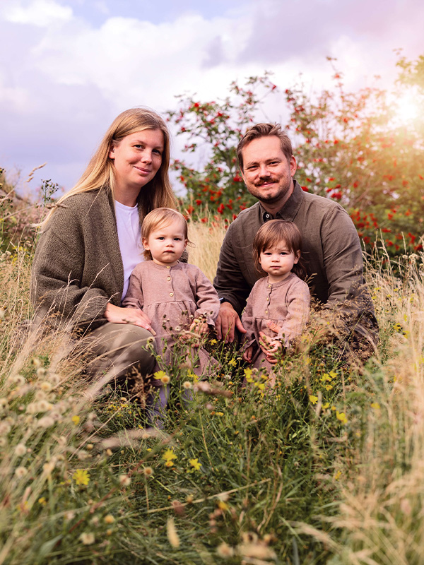 Boka en familjefotografering med Beatrice Sofie